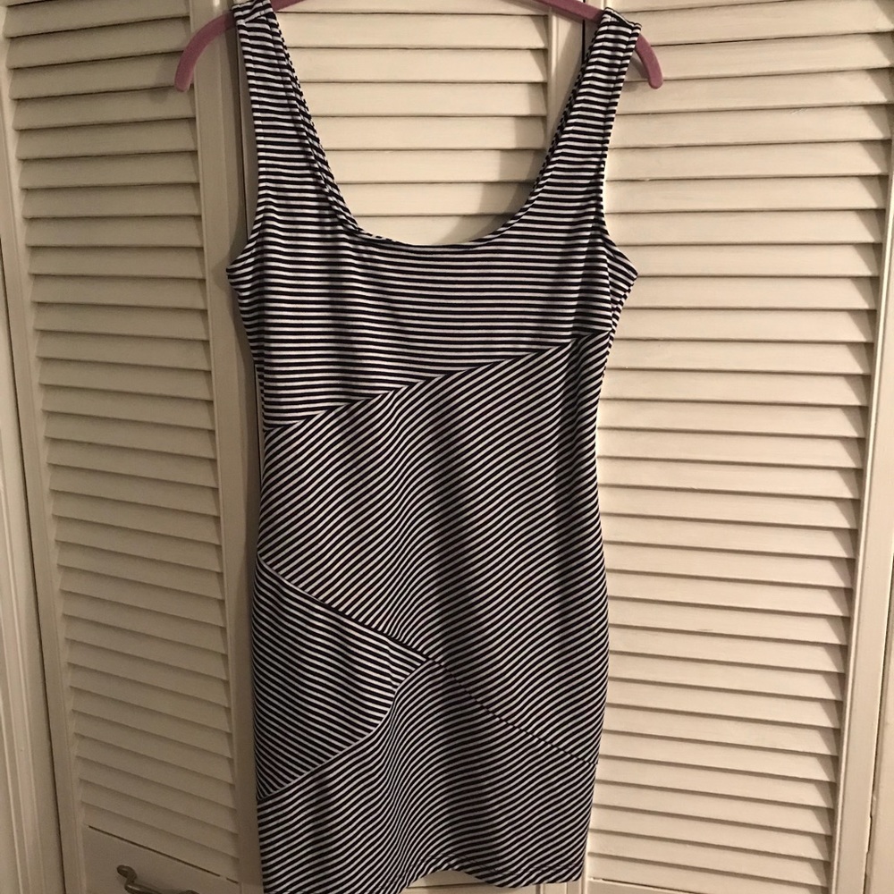 Sunny and 74 striped cocktail dress size M